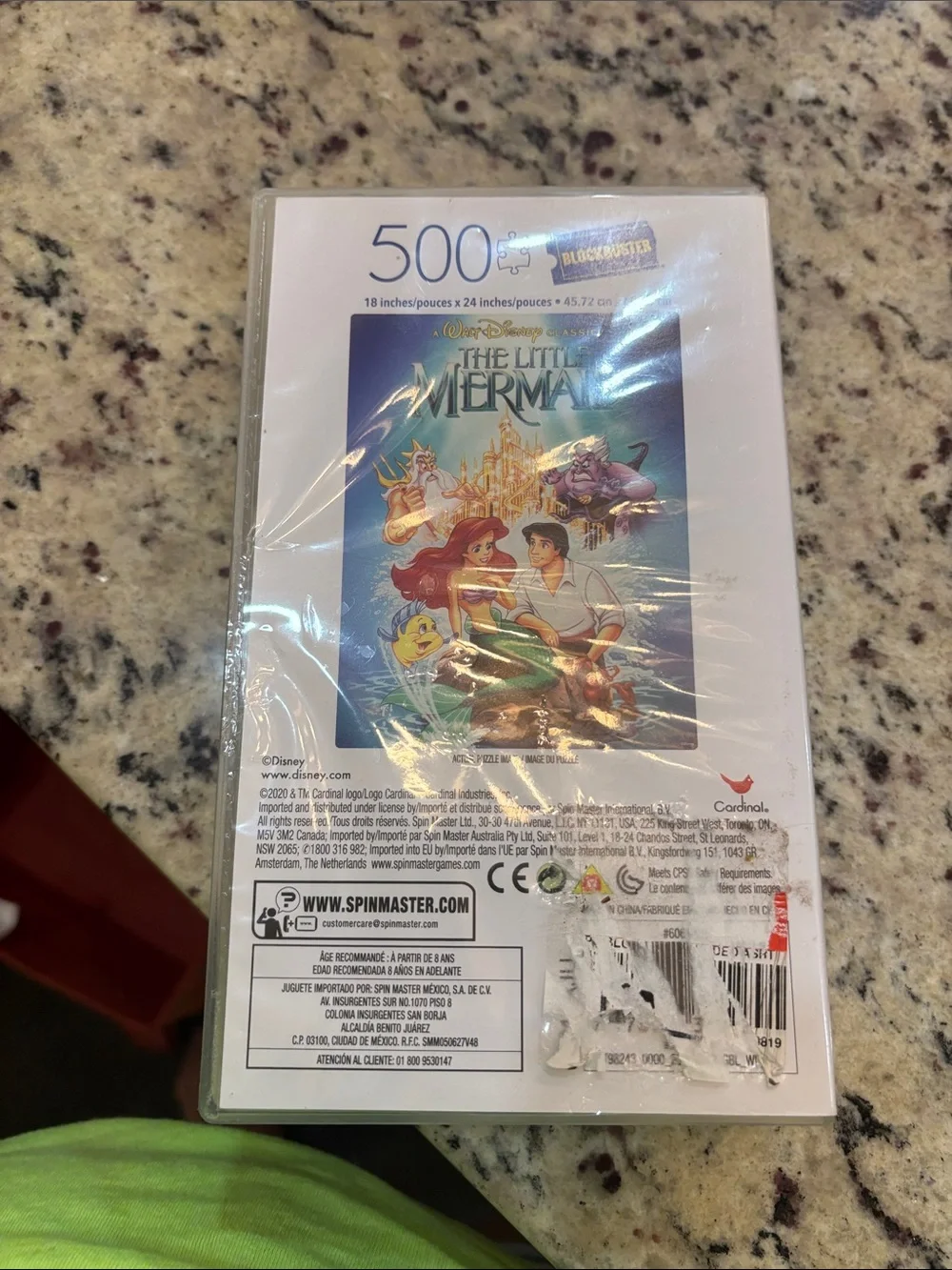 Disney The Little Mermaid Puzzle - Blue, Green & Red Artwork